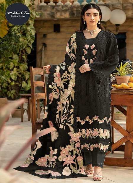 Mehboob Tex 1676 A and D Cotton Pakistani Salwar Suit Suppliers In India